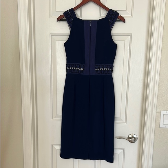ANTONIO MELANI Blue Midi Dress Elegant Style - Picture 5 of 13